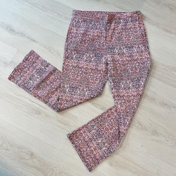 Free People Frida Flare Cropped Pants Size 10 EUC - Picture 3 of 11